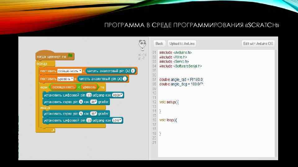 ПРОГРАММА В СРЕДЕ ПРОГРАММИРОВАНИЯ «SСRATCH» 