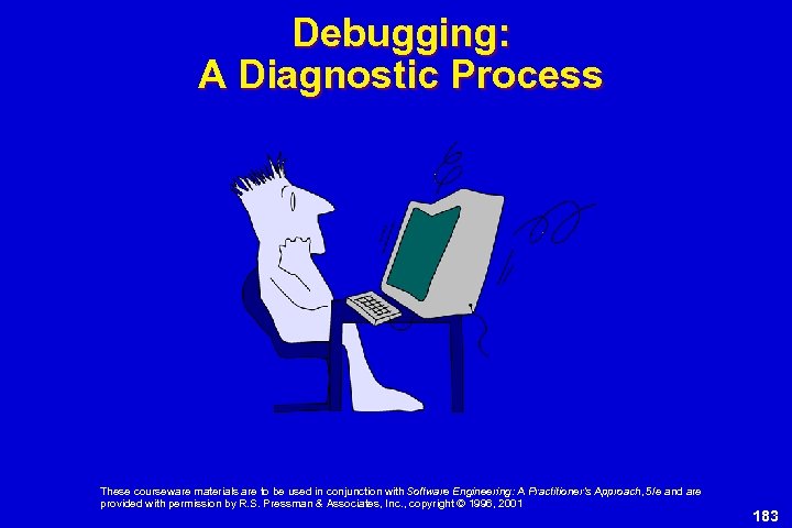 Debugging: A Diagnostic Process These courseware materials are to be used in conjunction with