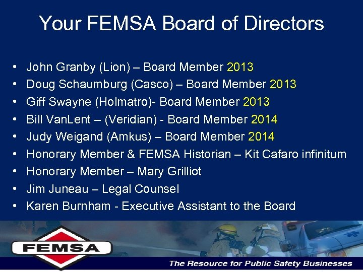 Your FEMSA Board of Directors • • • John Granby (Lion) – Board Member