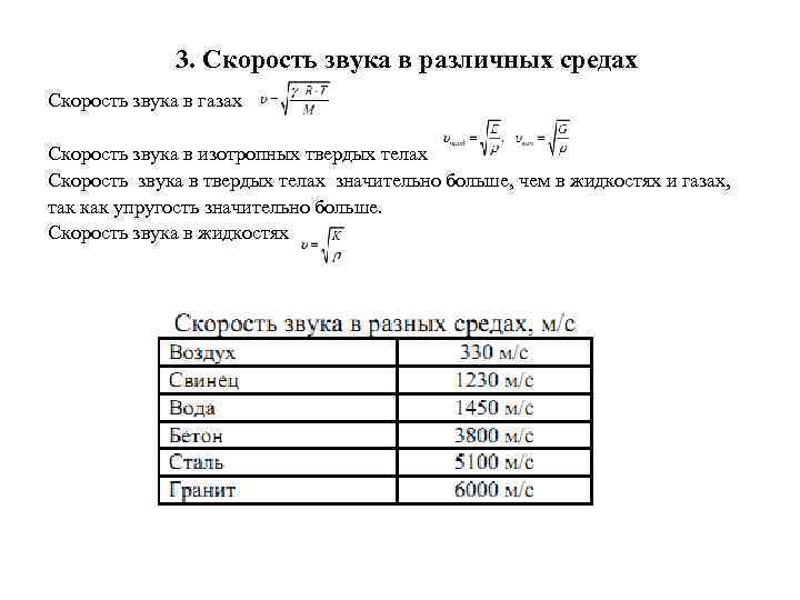 4 скорости звука. Скорость звука в твердых телах формула. Скорости звука в различных газах. Скорость звука Константа. Скорость звука в твердом теле формула.