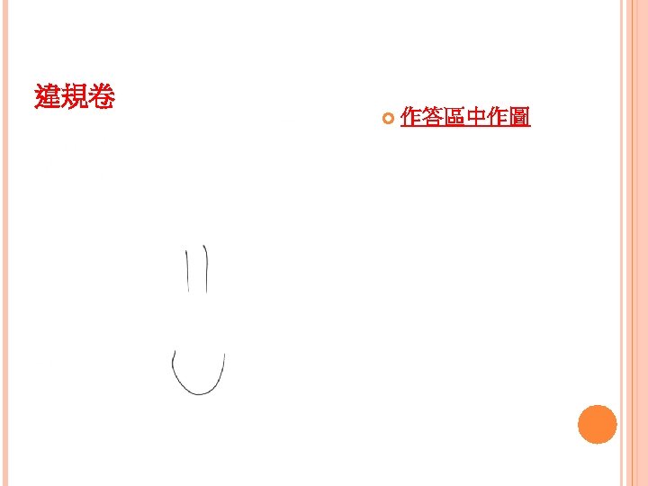 違規卷 作答區中作圖 