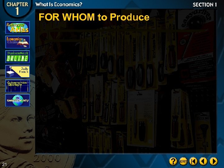 FOR WHOM to Produce 21 