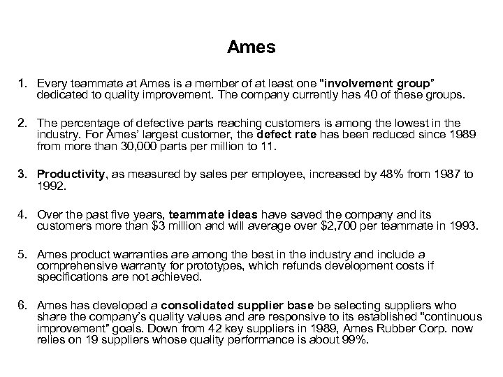 Ames 1. Every teammate at Ames is a member of at least one “involvement
