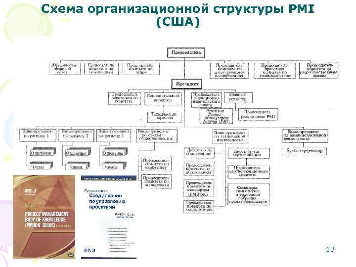 Схема организационной структуры PMI (США) 13 