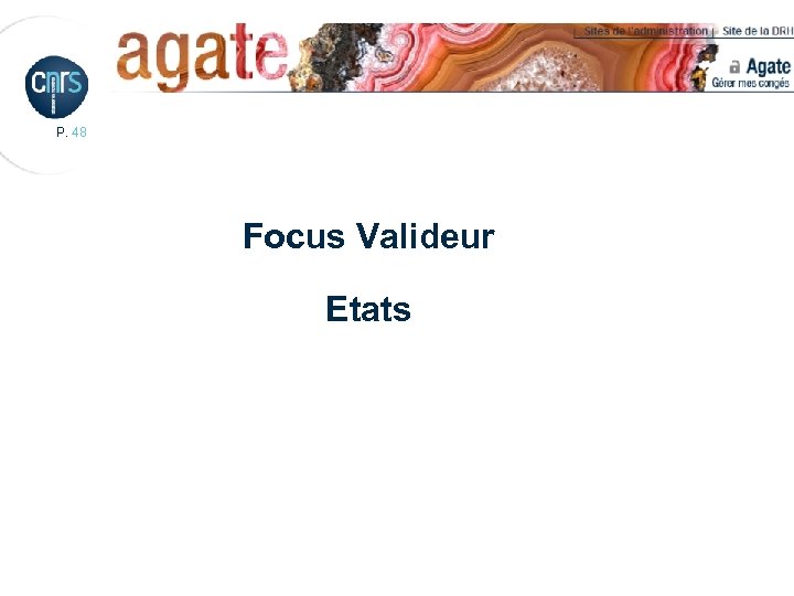 P. 48 Focus Valideur Etats 