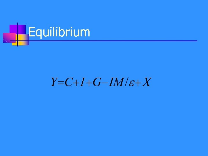 Equilibrium 