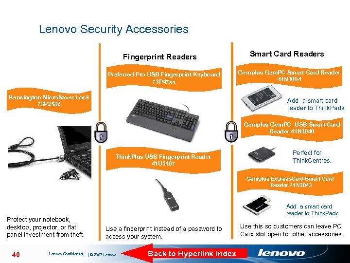 Lenovo Security Accessories Fingerprint Readers Preferred Pro USB Fingerprint Keyboard 73 P 47 xx