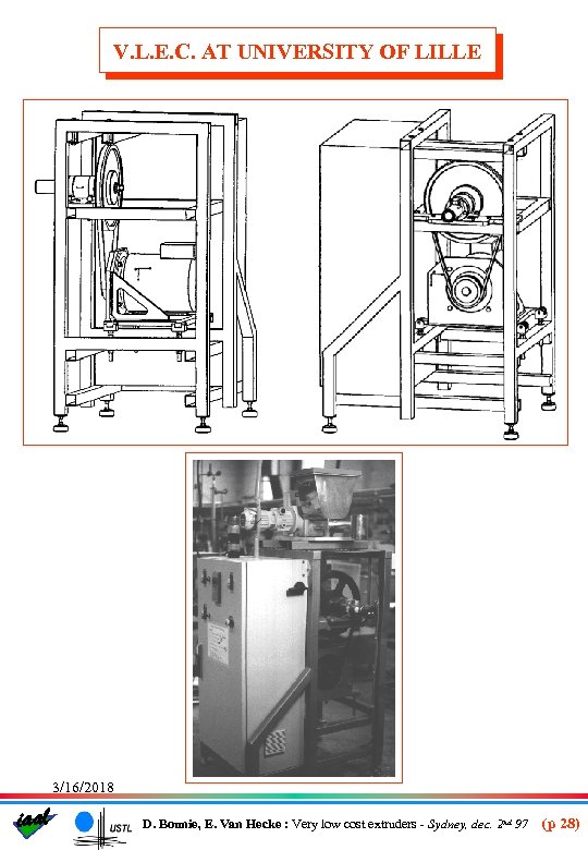 V. L. E. C. AT UNIVERSITY OF LILLE 3/16/2018 iaal D. Bounie, E. Van