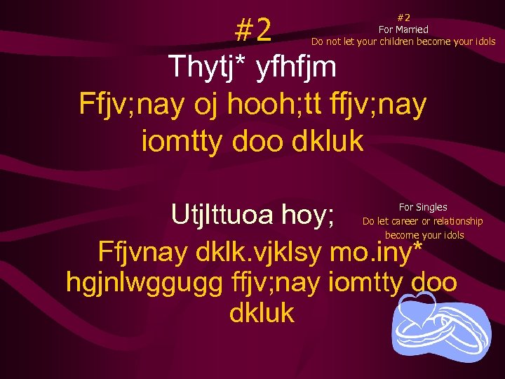 #2 Thytj* yfhfjm Ffjv; nay oj hooh; tt ffjv; nay iomtty doo dkluk #2