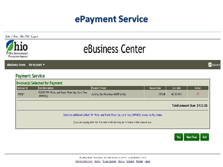 e. Payment Service 