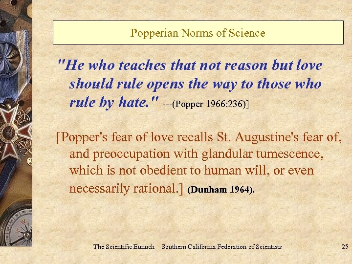 Popperian Norms of Science 