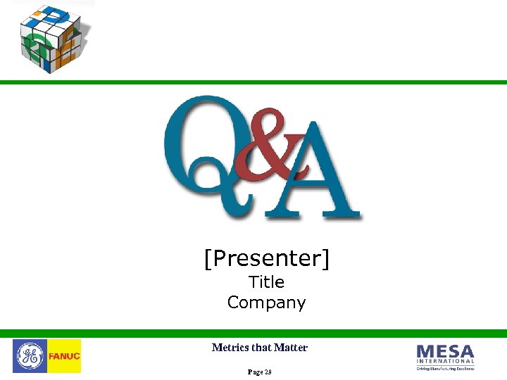 [Presenter] Title Company Metrics that Matter Page 29 