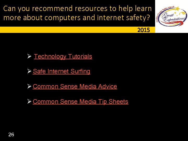 Can you recommend resources to help learn more about computers and internet safety? 2015