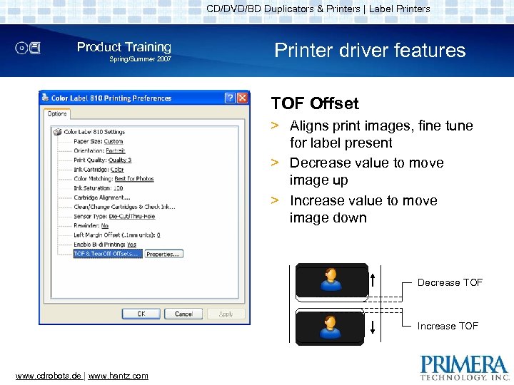 CD DVD BD Duplicators Printers Label Printers Product