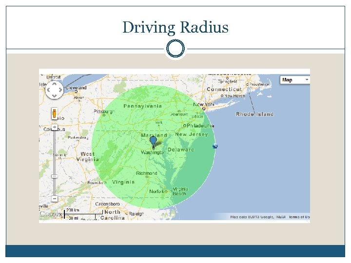 Driving Radius 