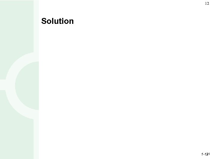 12 Solution 15 1 -12 