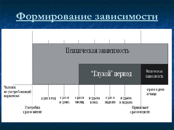 Формирование зависимости 