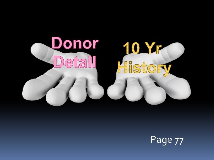 Donor Detail Page 77 