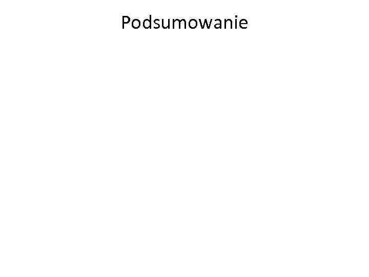 Podsumowanie 