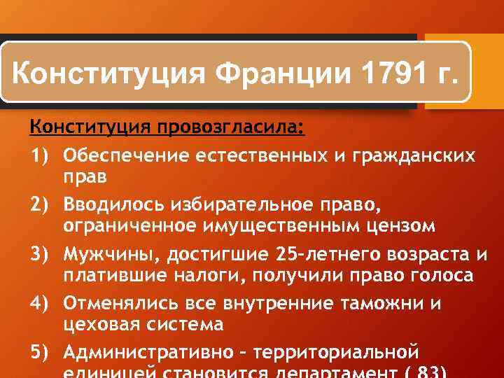 Конституция франции 1791