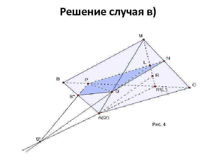 Решение случая в) Рис. 4 