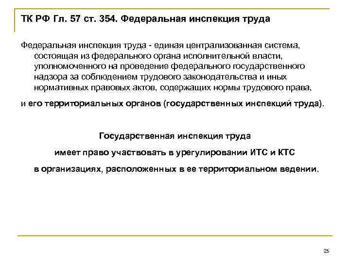 Федеральная инспекция труда презентация