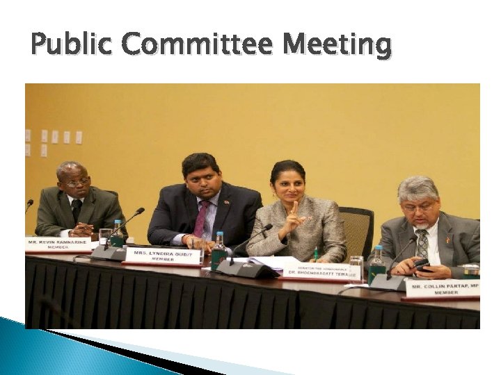 Public Committee Meeting 