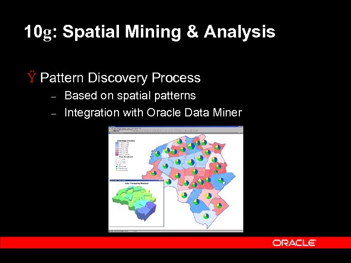 10 g: Spatial Mining & Analysis Ÿ Pattern Discovery Process – – Based on