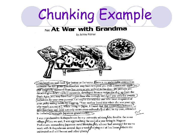 Chunking Example 