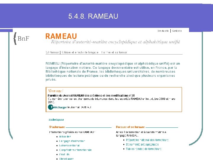 5. 4. 8. RAMEAU 
