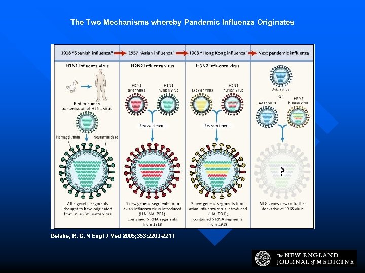 The Two Mechanisms whereby Pandemic Influenza Originates Belshe, R. B. N Engl J Med