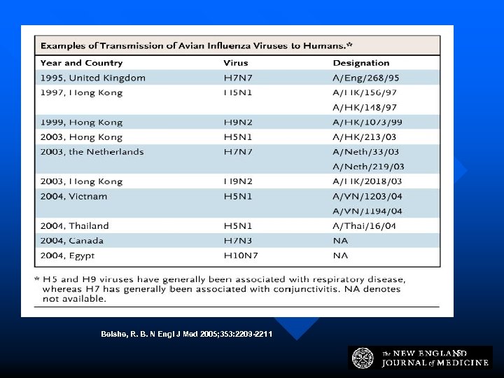 Belshe, R. B. N Engl J Med 2005; 353: 2209 -2211 15 