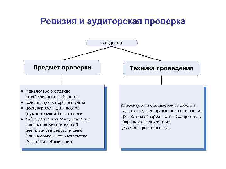 Ревизия и аудиторская проверка 