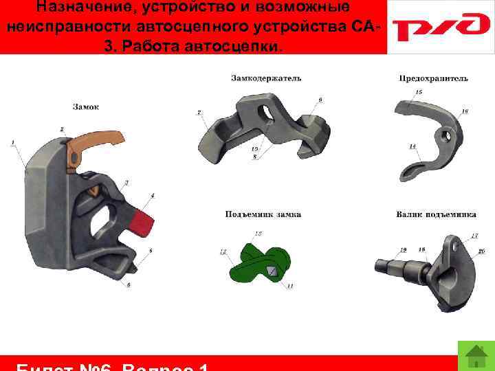 Ремонт автосцепного оборудования