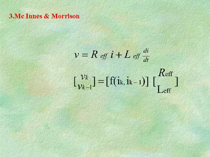 3. Mc Innes & Morrison 