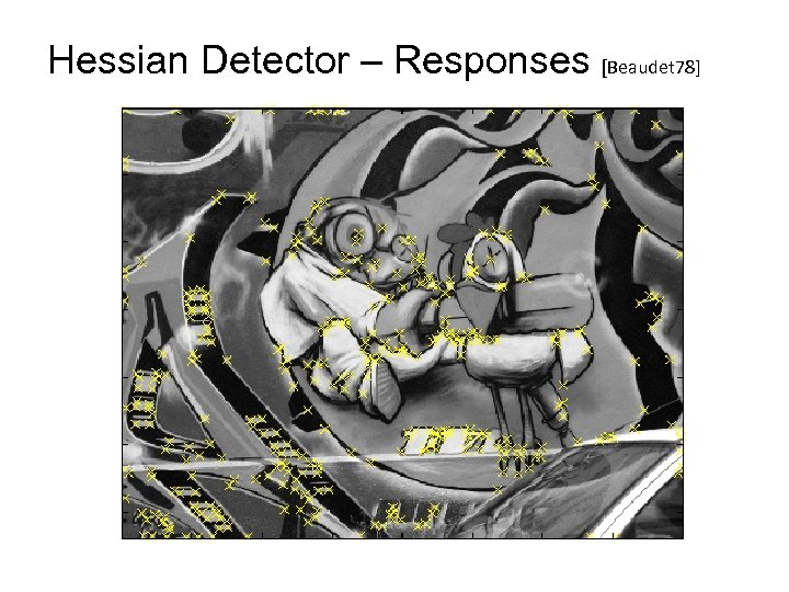 Hessian Detector – Responses [Beaudet 78] 