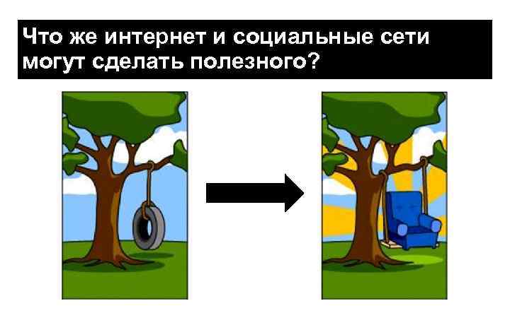 Что же интернет и социальные сети могут сделать полезного? 