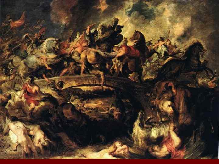 Питер Пауэл Рубенс. Битва греков с амазонками. 1615— 1619 гг. Старая пинакотека, Мюнхен. 