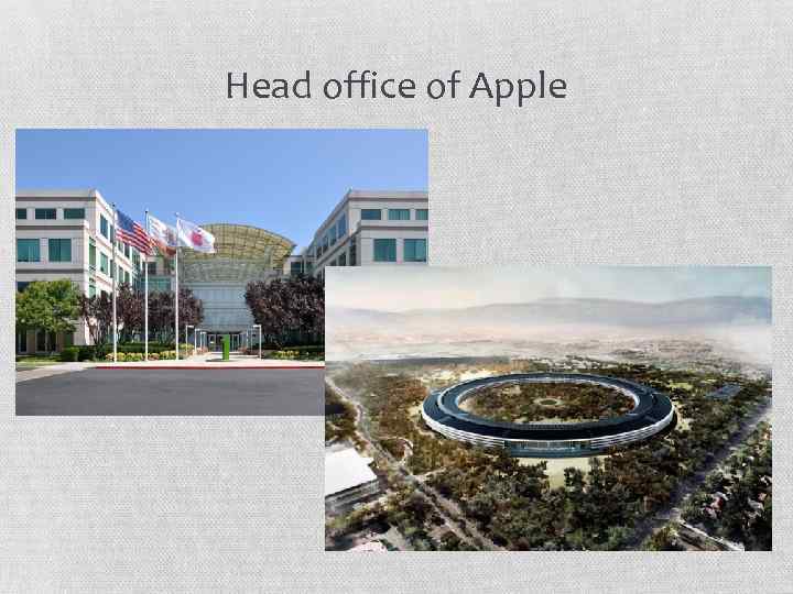 Head office of Apple 