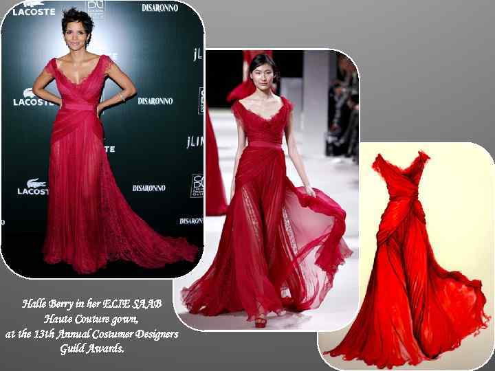 Halle Berry in her ELIE SAAB Haute Couture gown, at the 13 th Annual