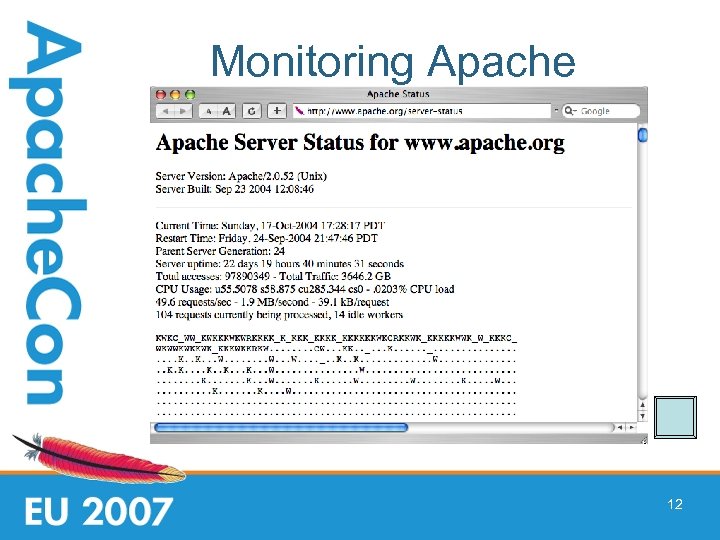 Monitoring Apache 12 