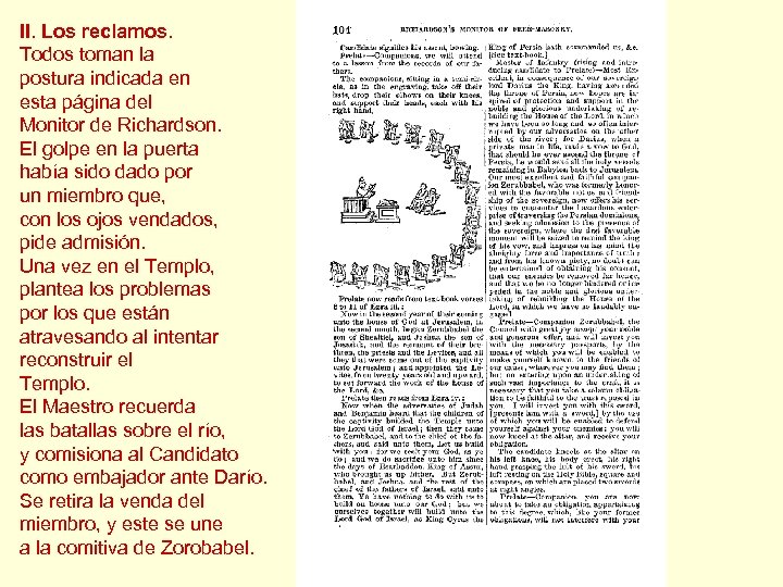 II. Los reclamos. Todos toman la postura indicada en esta página del Monitor de