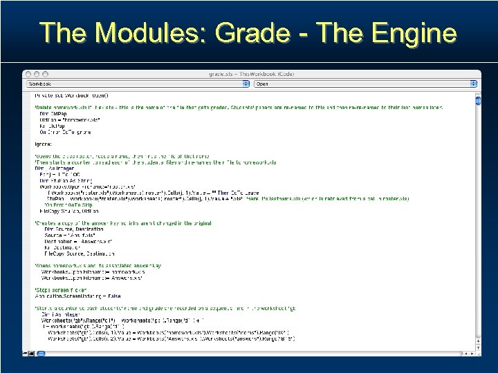 The Modules: Grade - The Engine 