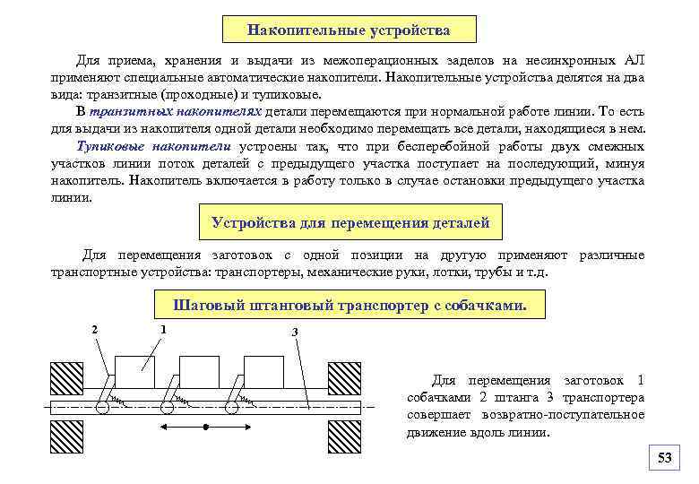 Кумулятивный накопитель. Накопительные устройства автоматических линий. Накопительные устройства в автоматизированном производстве. Накопительное устройство. Способы перемещения деталей.