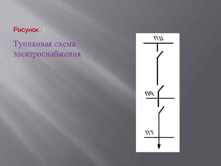 Тупиковая схема газоснабжения