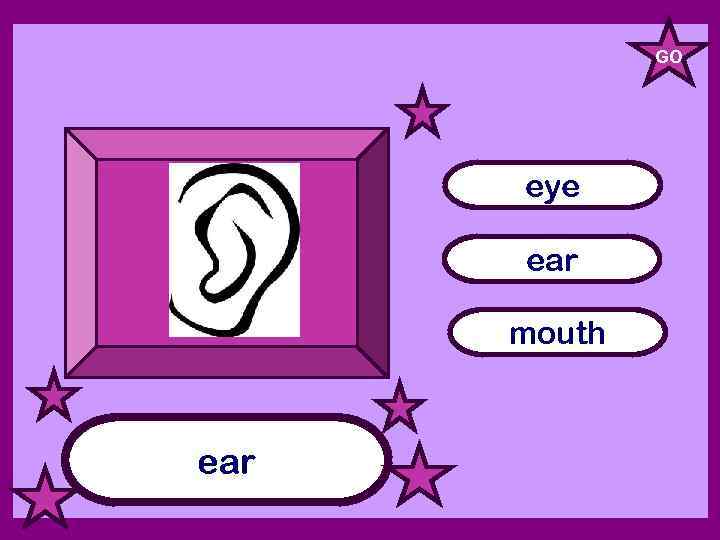 GO eye ear mouth ear 