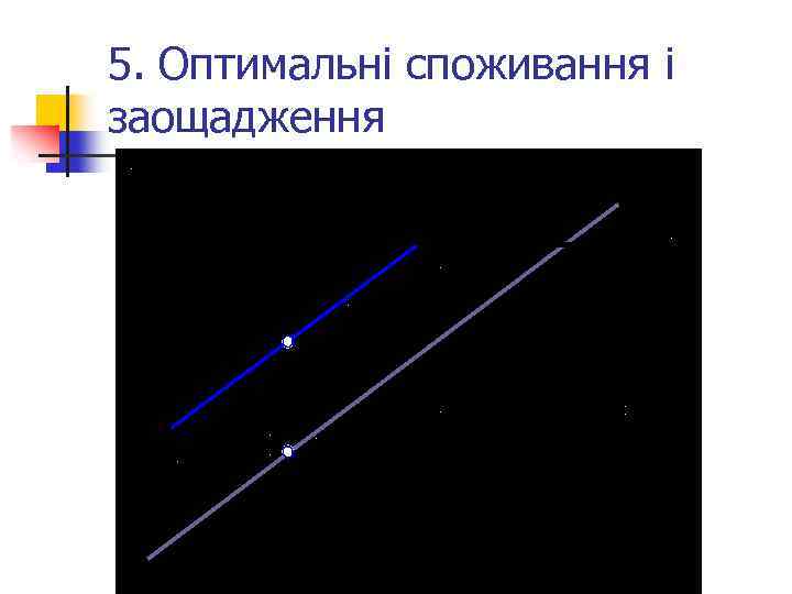 5. Оптимальні споживання і заощадження 