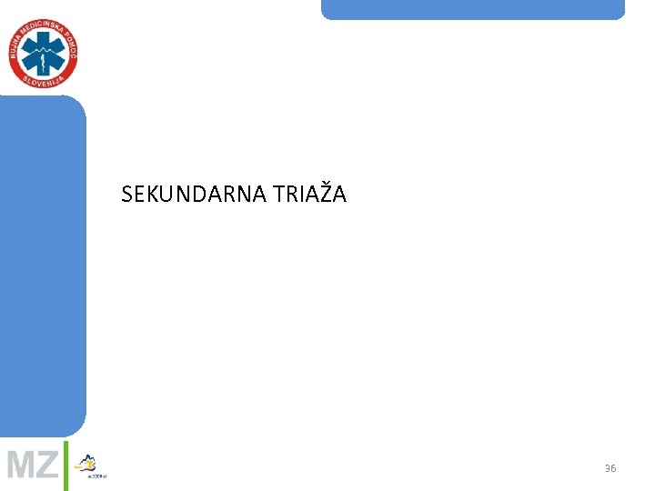 SEKUNDARNA TRIAŽA 36 