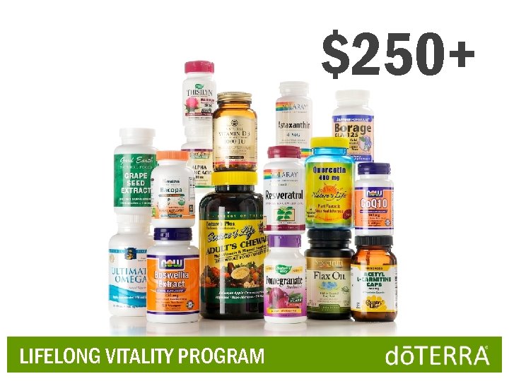 $250+ LIFELONG VITALITY PROGRAM 