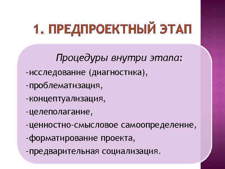 Ценностное самоопределение в проблемном поле проекта это